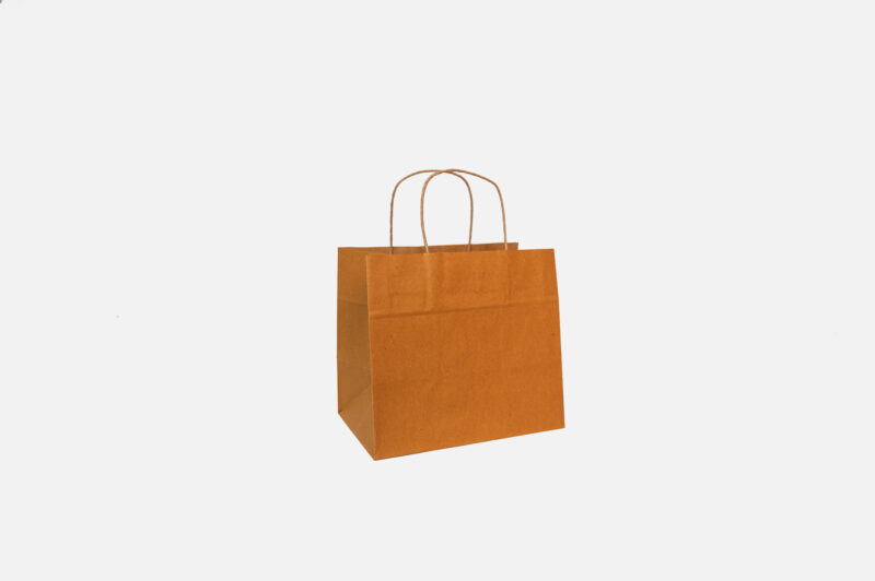 Paper Bag Brown Pack Of 50(9"x8"x6")(50)