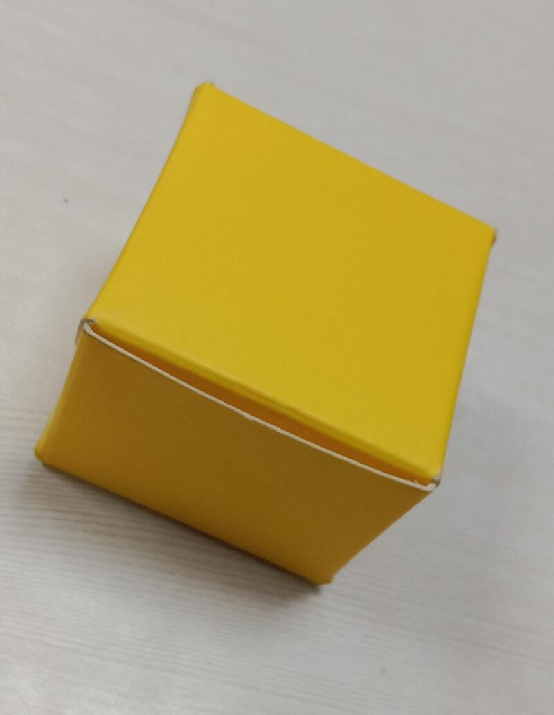 Single Sweet Box - Pack of 50 Pcs. (Yellow, L2" X W2" X H1.5") (50)