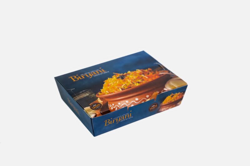 Biryani Box 2000ml. - Pack of 25  Pcs. ( L 8.5" X W 6.30" X H 2.40") (25)