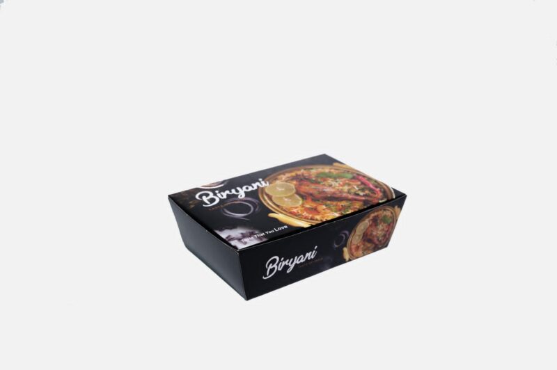 Biryani Box 750ml. - Pack of 25  Pcs. ( L 6" X W 4" X H 2.21") (25)