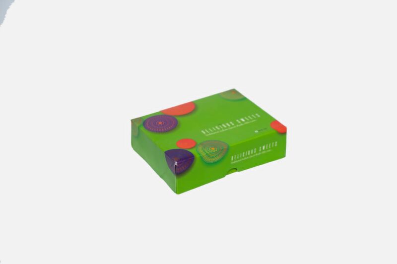 Sweet Box 250gm. Dark Green Pack of 100