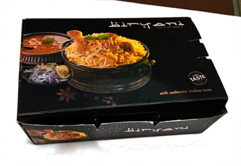 Biryani Box 1000ml. - Pack of 25 Pcs. ( L 6.5" X W 4.65" X H 1.75") (25)